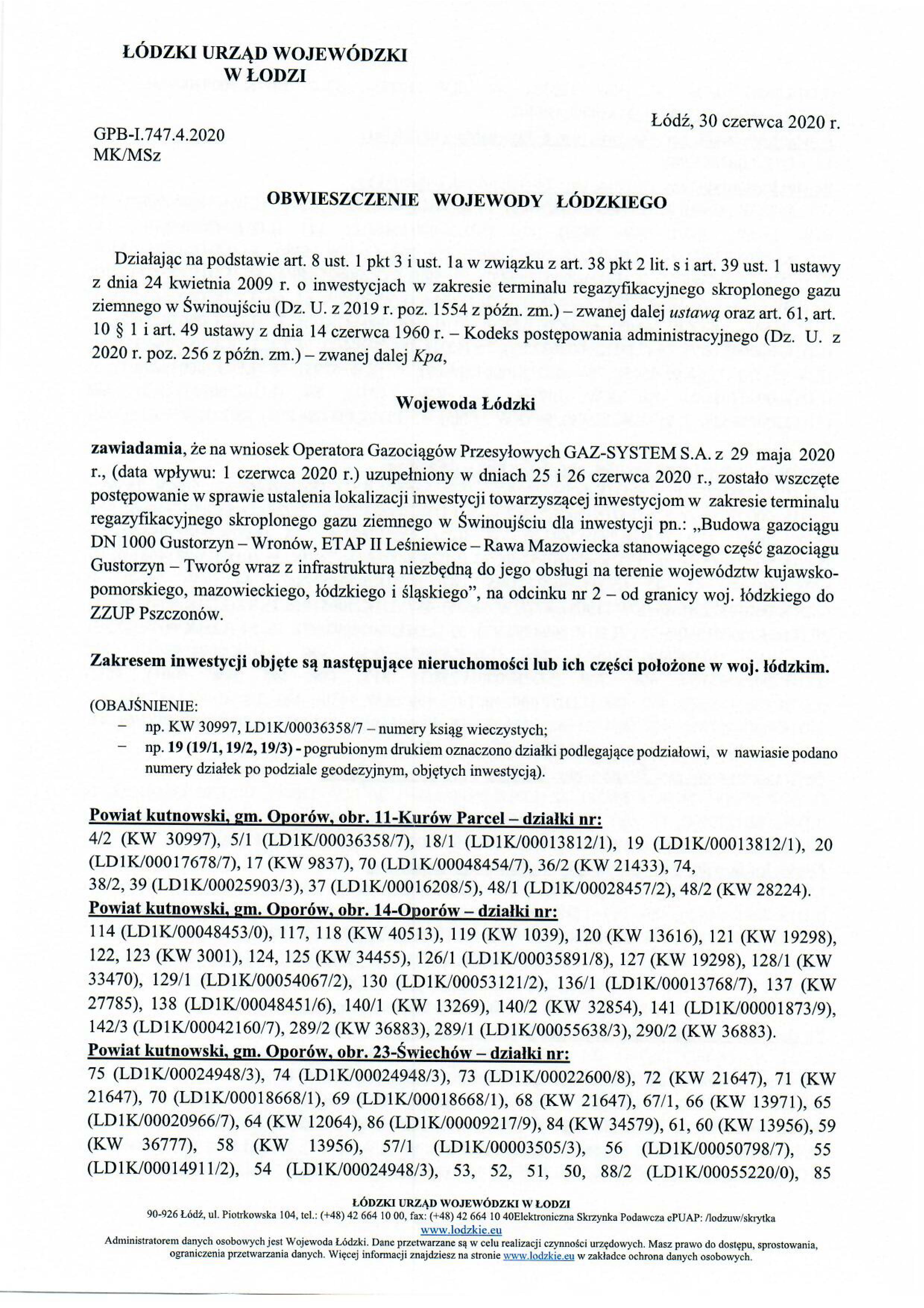 obwieszczenie-wojewody-lodzkiego-dot-budowy-gazociagu