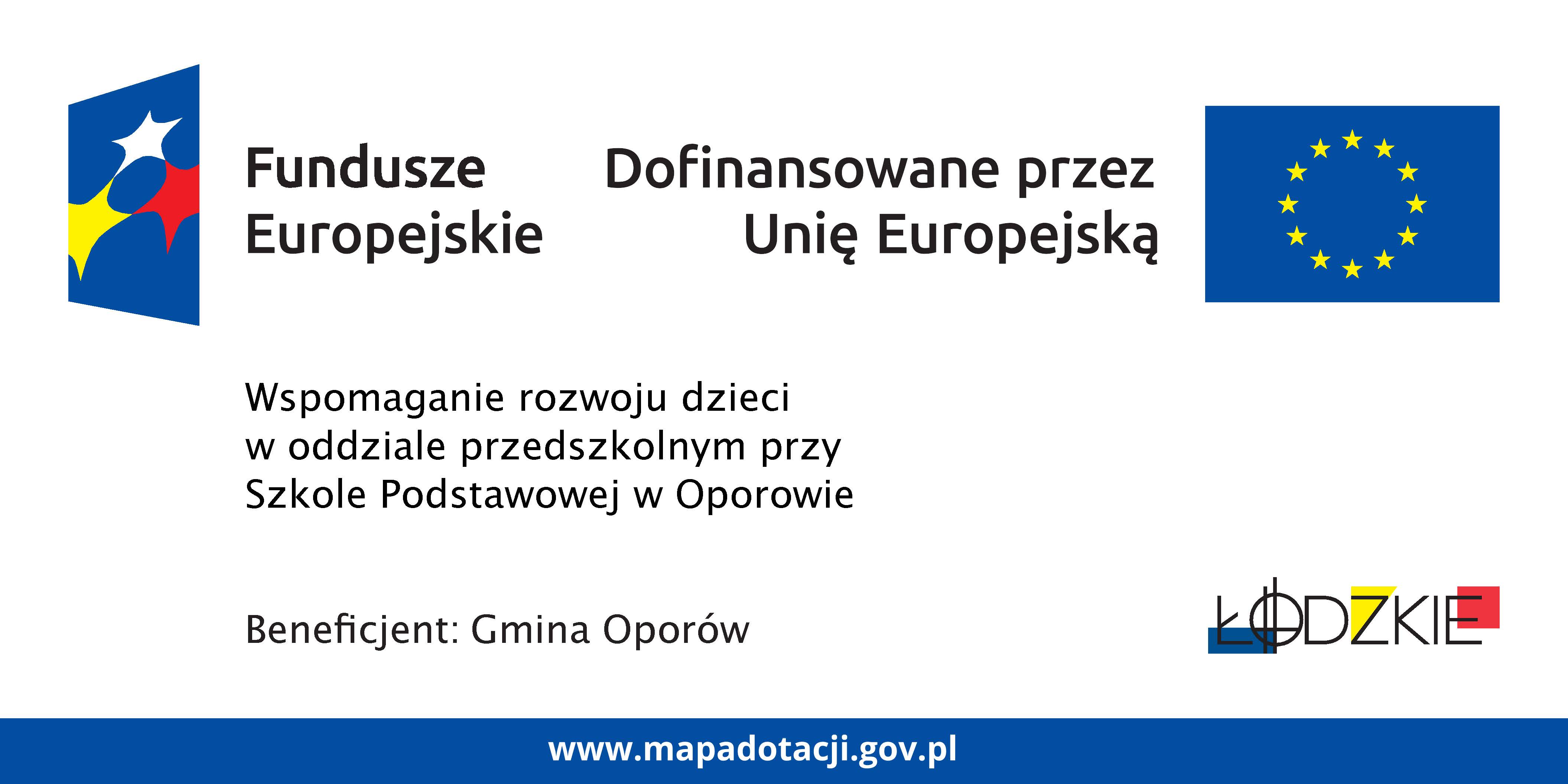 Wspomaganie rozwoju dzieci w oddziale przedszkolnym przy Szkole Podstawowej w Oporowie
